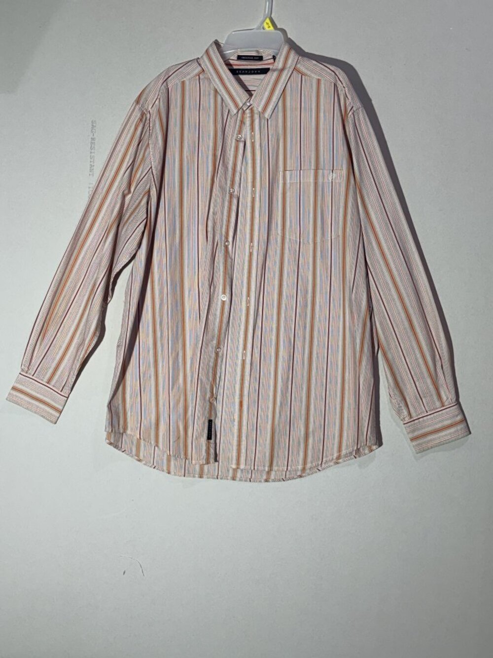 Sean John Men’s 2XL Striped Long Sleeve Button Down Shirt
